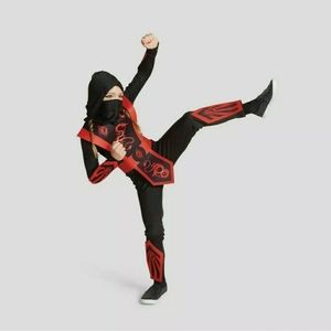 Kids Red Ninja Halloween Costume